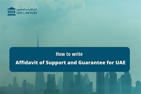 affidavit of support abu dhabi|Writing.
